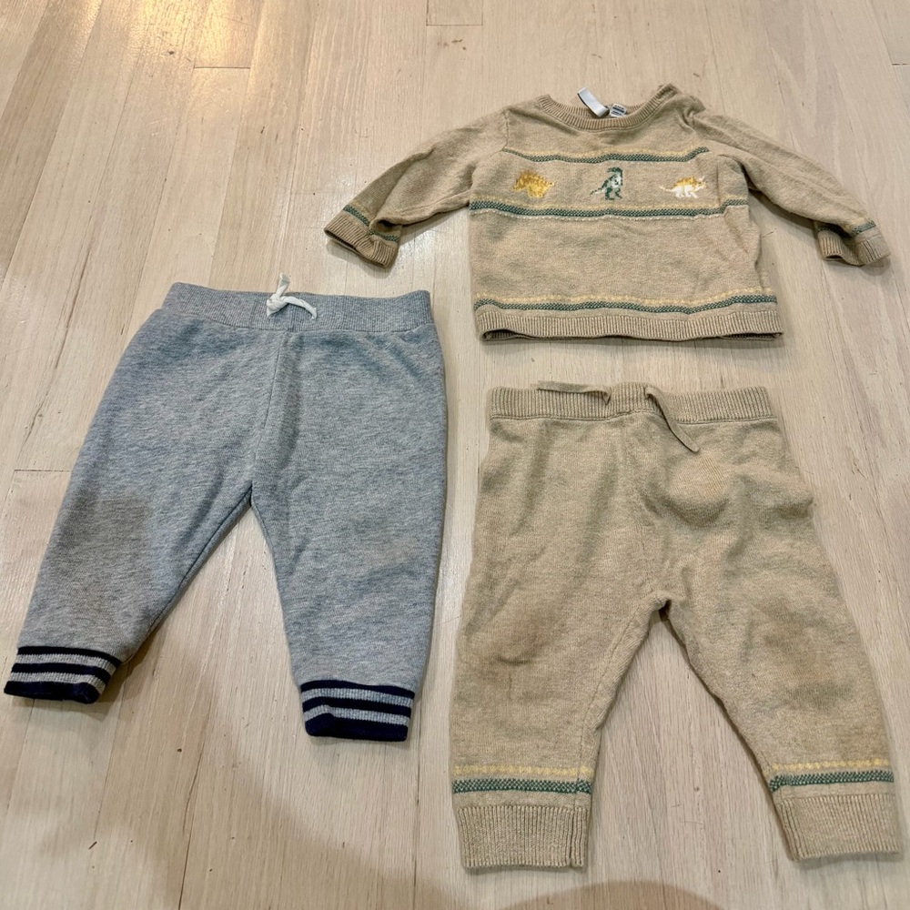 Janie & Jack 6-12 month outfit and pants